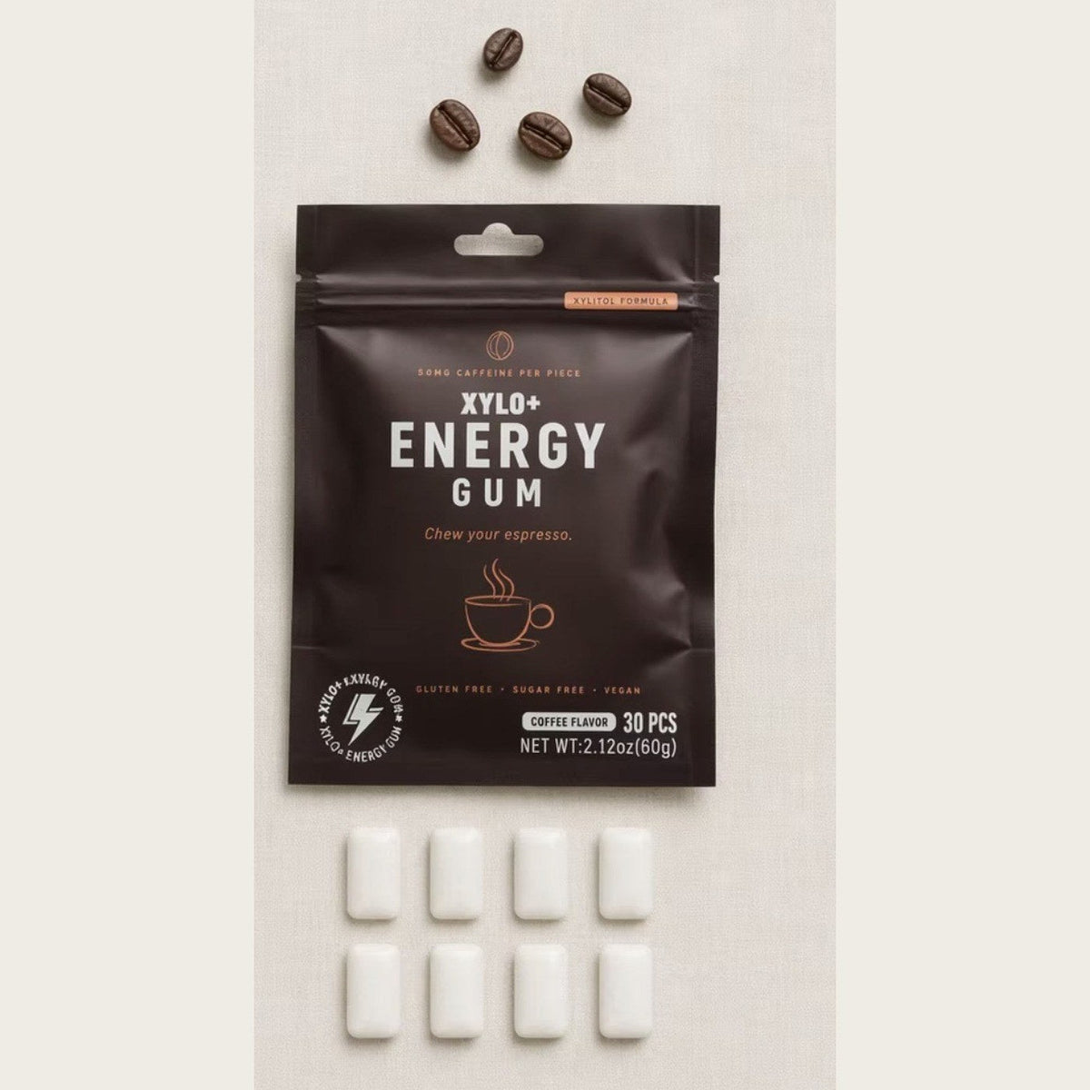 XYLO+ Energy Gum — Coffee